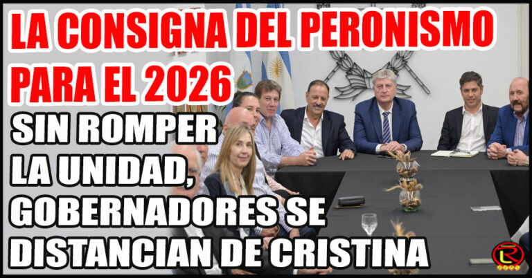 Los gobernadores consolidan un nuevo polo de poder en el peronismO