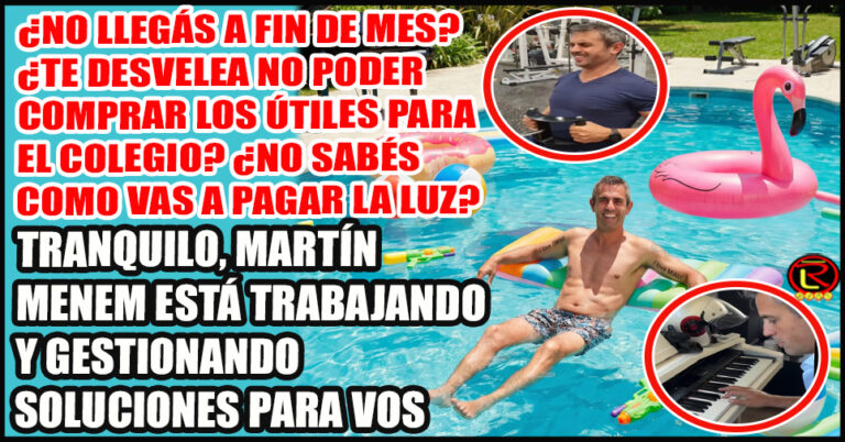 Los insólitos videos que Martín Menem sube a su Tik Tok