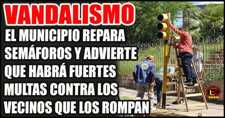 Se registraron varios hechos de vandalismo en distintos puntos de la Ciudad