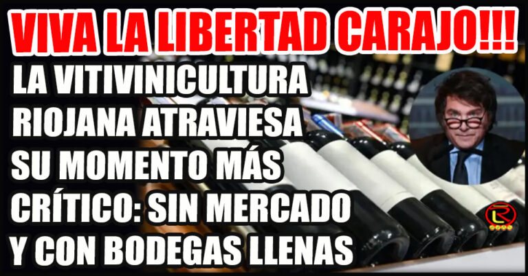 “Se viene una nueva cosecha y la gran mayoría de las bodegas no tiene espalda financiera para levantarla”
