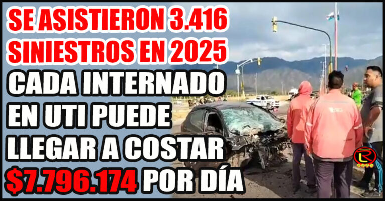 Las víctimas de siniestros viales y el gasto en salud pública: datos 2024-2025