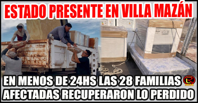 Provincia, Municipio y la Senadora Florencia López gestionaron y concretaron asistencia en tiempo récord