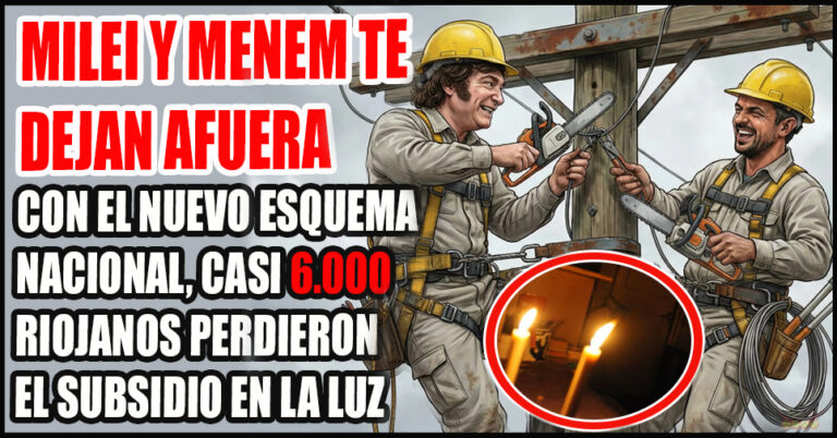 5.677 familias riojanas perdieron el beneficio del subsidio energético