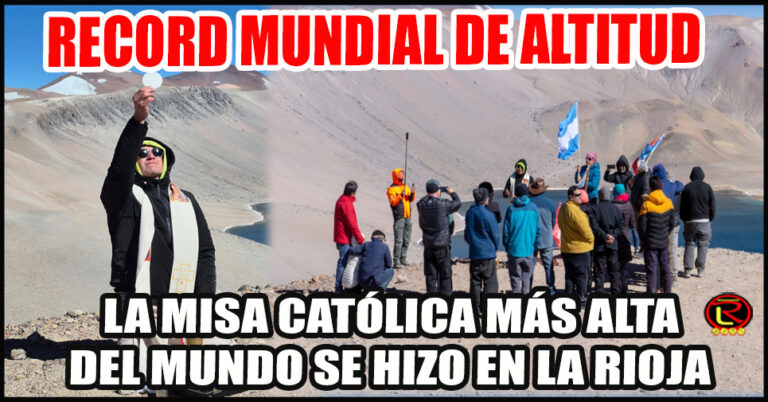 Saurus Expediciones logró concretar una Misa en Corona del Inca, a 5.400 metros sobre el nivel del mar