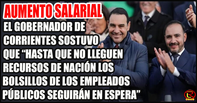 Valdés ató los aumentos de sueldo a una eventual ayuda de Milei