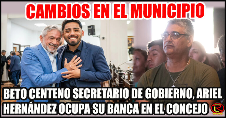 El joven Concejal se incorpora al Gabinete Municipal para reemplazar a Oscar Luna