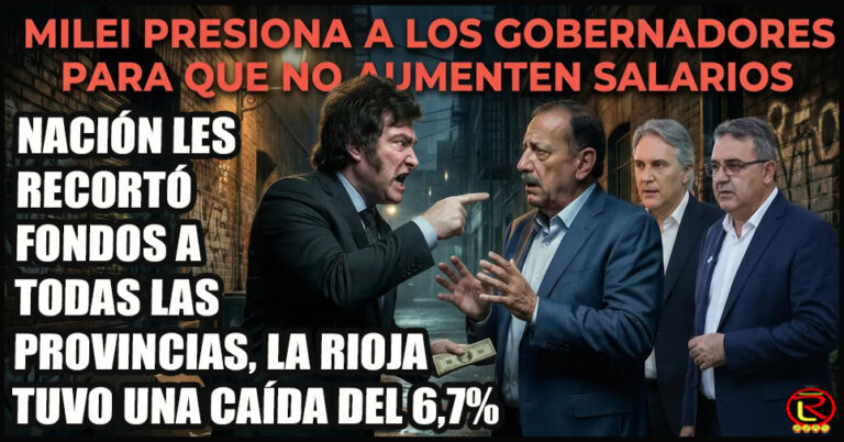 Se profundiza la asfixia federal: Milei no quiere aumento para los empleados públicos