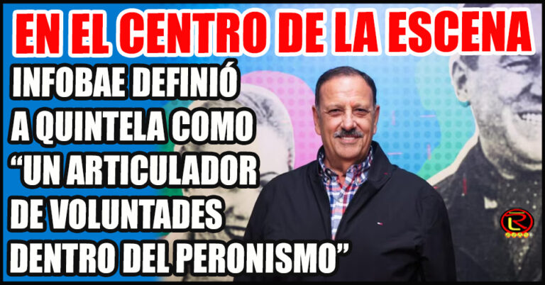 El Gobierno Nacional eligió como nuevo rival a Ricardo Quintela