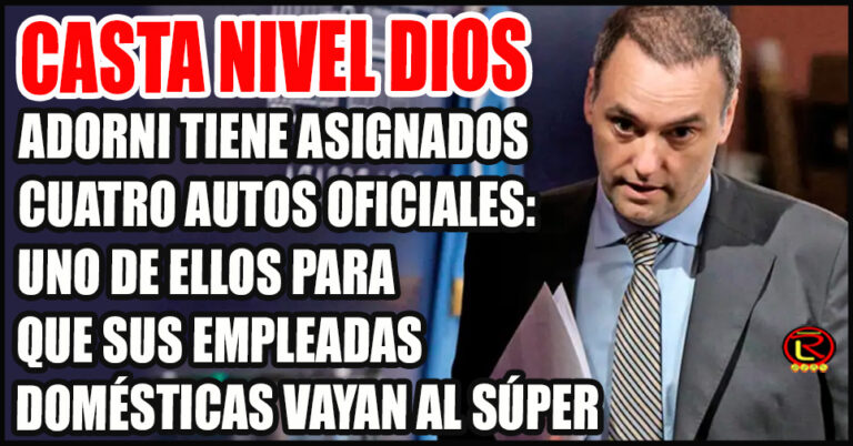 Con la Tuya!!! Los que prometían el fin de la Casta exprimen el Estado hasta para sus mucamas