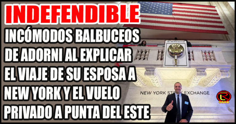 A pesar de hablar protegido por un medio oficialista