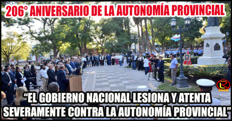 Ricardo Herrera encabezó el acto y cuestionó duramente a Javier Milei