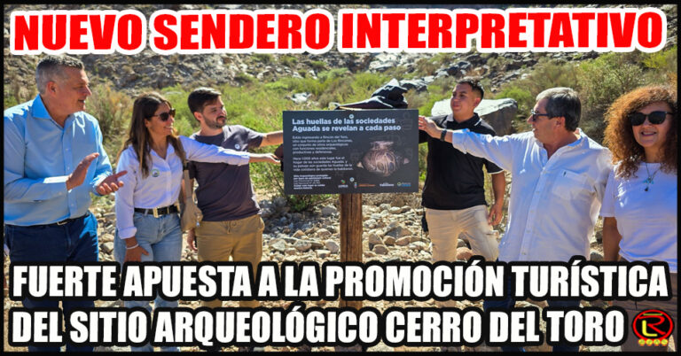 Luis Orquera y Gustavo Luna inauguraron la nueva cartelería