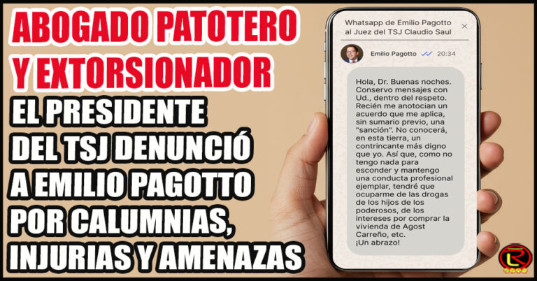Claudio Saúl denunció a Pagotto y marcó un límite a la escalada personal