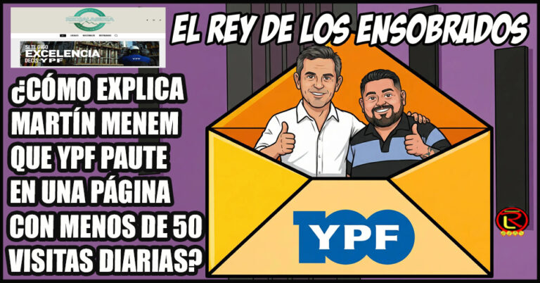 YPF gasta 130 mil millones en publicidad política… ¿Cuántos van para el ‘brazo armado’ de Martín en La Rioja?