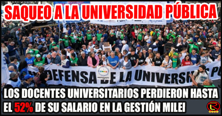 Advierten que los salarios universitarios son los más bajos desde 2003: “La situación es crítica”