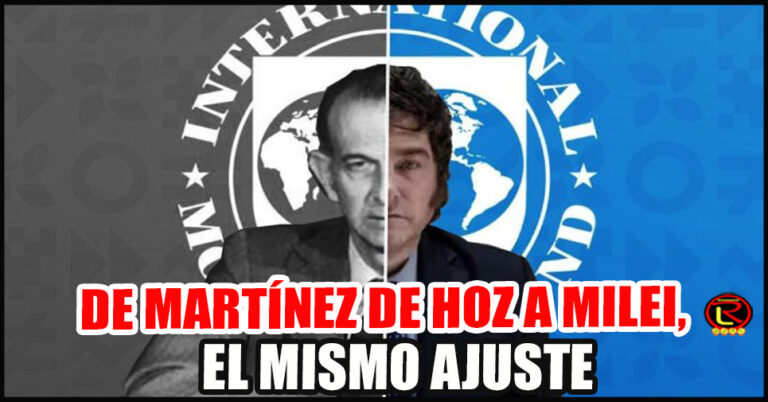 Los lineamientos económicos son idénticos a los de la Dictadura