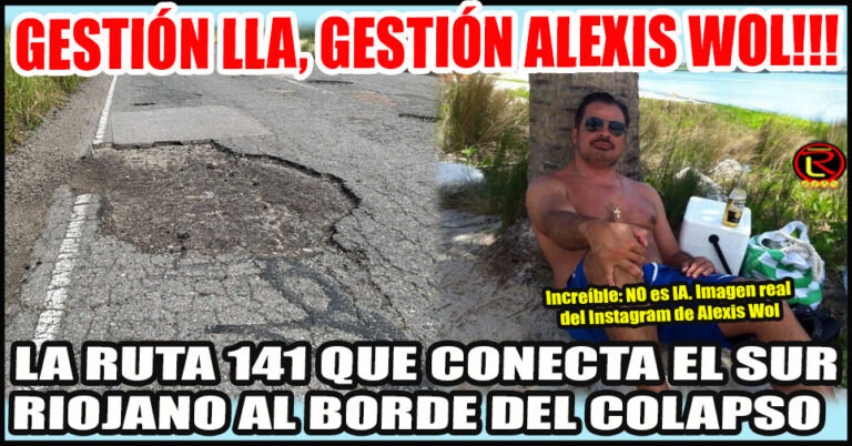 Calzada destruida, obras inexistentes y una creciente preocupación por la seguridad vial