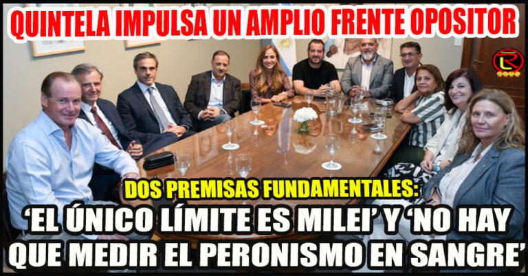 Camino a 2027: un gran frente anti Milei que nuclee a toda la oposición