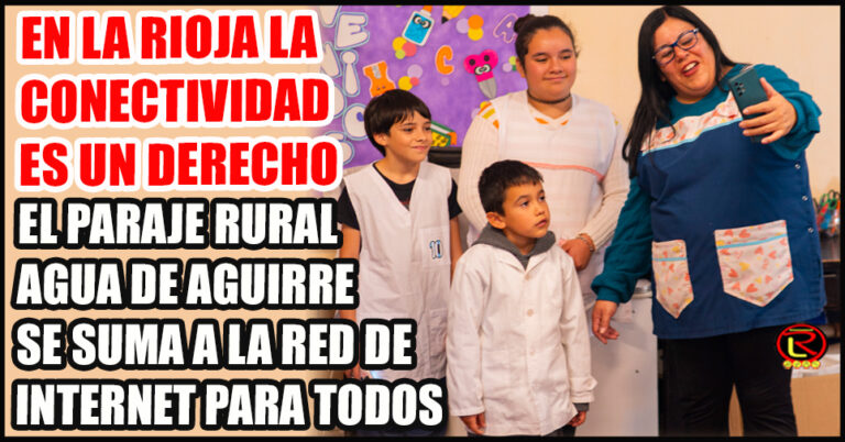 Las familias del paraje ya cuentan con conectividad que mejora sus posibilidades de comunicación