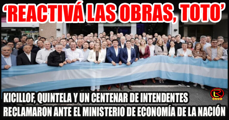 Exigen a Caputo la reactivación de las Obras y transferencia de fondos adeudados