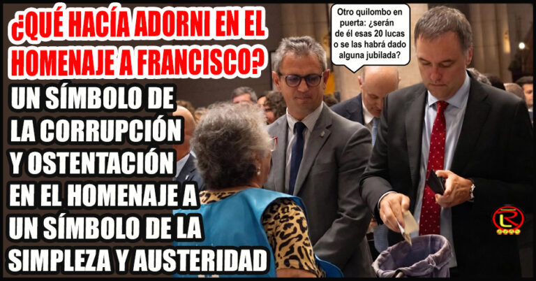 Polémica por la presencia del Jefe de Gabinete en la Misa homenaje al papa Francisco a un año de su fallecimiento