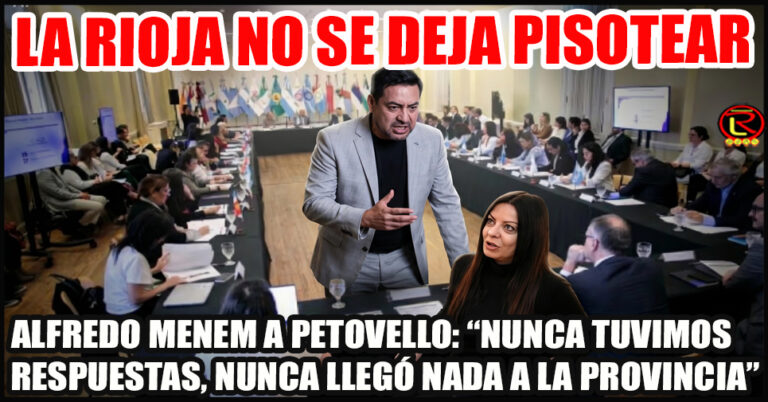 Pettovello aseguró que «a La Rioja no podemos entrar»… ¿Martín Menem no la deja entrar?