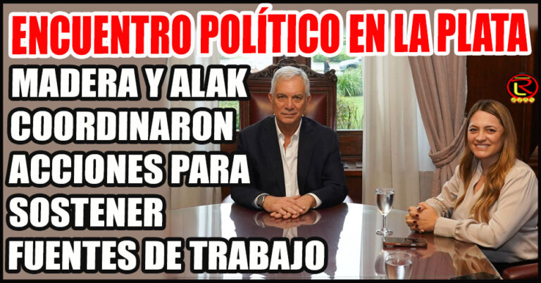 La Vicegoberandora fue recibida por el Intendente de La Plata