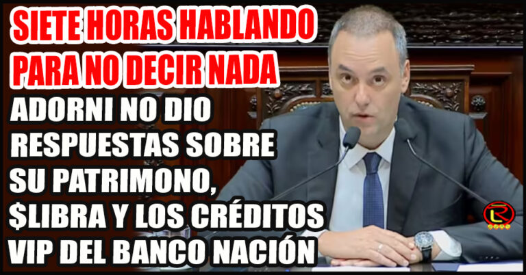 El Jefe de Gabinete evadió todas las preguntas sobre las denuncias por corrupción en su contra