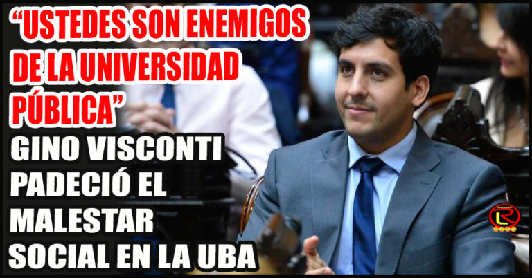 El Diputado Nacional riojano fue escrachado por estudiantes y docentes