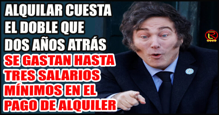 Alquilar se vuelve inaccesible incluso para sectores con empleo formal