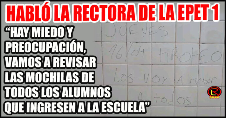 «La policía nos explicó que solamente podemos abrir mochilas, no tocar, ni hurgar nada»