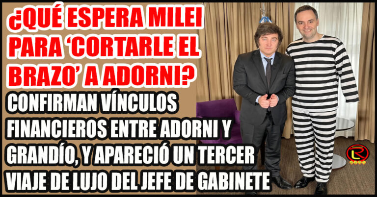 Además de Punta del Este en Jet Privado y Aruba, Adorni también viajó a Llao Llao siendo funcionario