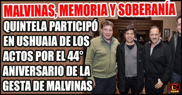 Un gesto de unidad del PJ: Quintela, Kicillof y Melella juntos