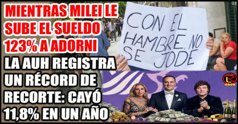 Con la plata que le sacan a los más vulnerables le pagan el aumento salarial a los Ministros