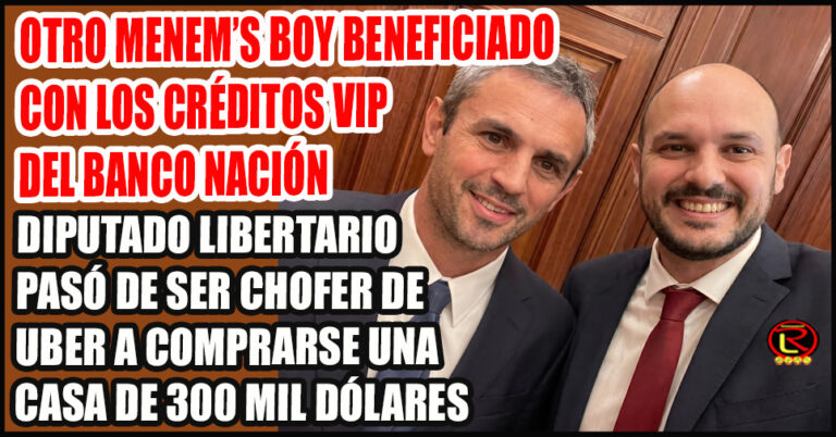 Los mismos créditos que le dieron a Sharif y Nazaranea Menem