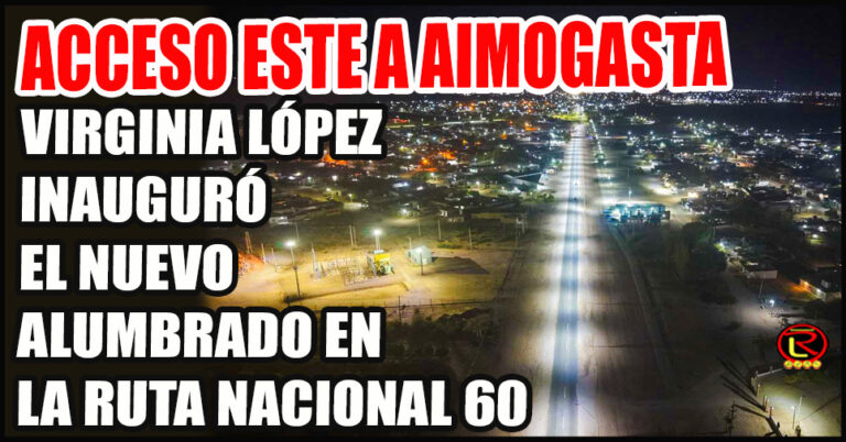 29 torres con iluminación LED para los barrios 400 Viviendas, Universitario y Difunta Correa