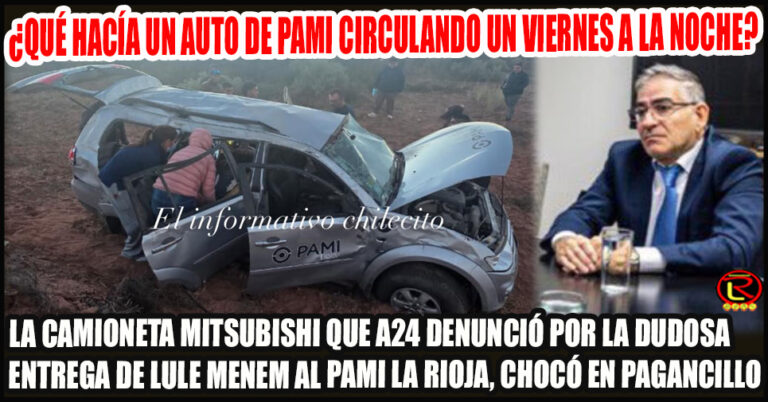Camioneta de PAMI protagonizó grave siniestro vial en Ruta Nacional 76