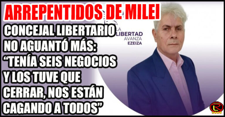 Concejal libertario estalló en plena sesión contra Adorni: «si tiene que ir preso que vaya preso»
