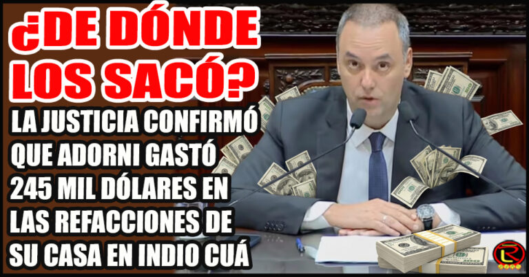 ¿Cómo se hace con un sueldo de 2.000 dólares mensuales para desembolsar 245 mil dólares?