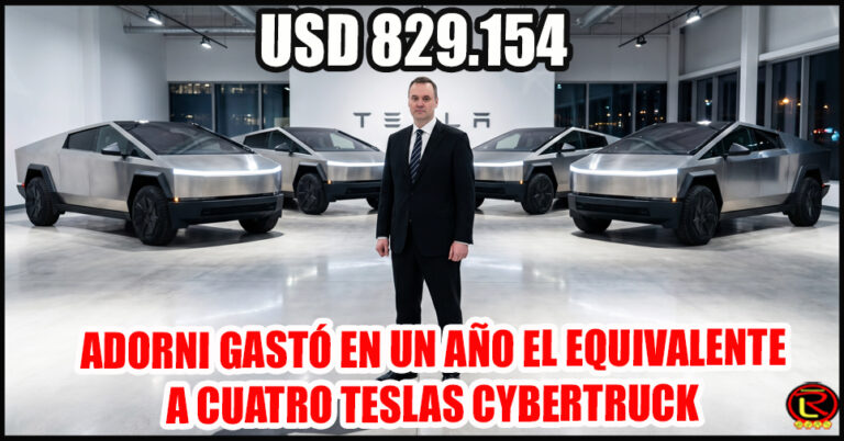 Con un sueldo de USD 2.000, Adorni acumuló gastos en un año por más de 800 mil dólares