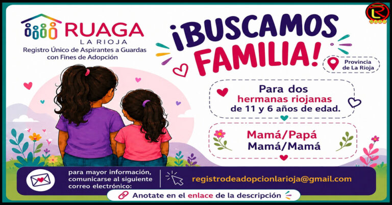 La Justicia busca hogar para dos Hermanitas de 6 y 11 años