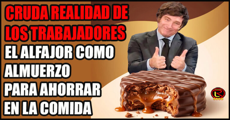 El alfajor como sustituto del almuerzo: la cruda realidad de los trabajadores frente a la crisis