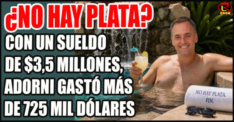 Dos videos de Adorni que aniquilan a Adorni: no hay plata y rendición de cuentas