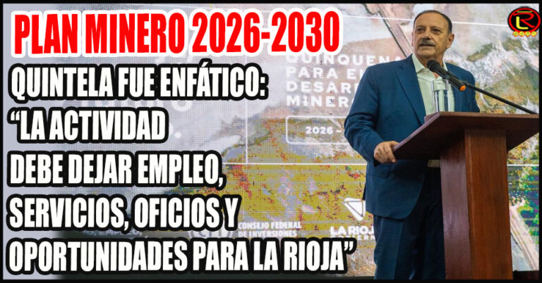 «El desarrollo minero debe respetar el agua y el territorio riojano»