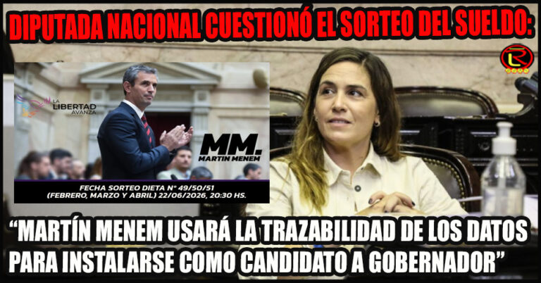 Jimena López denunció el uso electoral de datos personales de los ciudadanos riojanos