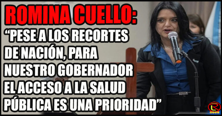 «Hubo un achicamiento en la estructura del Ministerio de Salud, en La Rioja si hay ajuste es sobre los funcionarios, no sobre la gente»