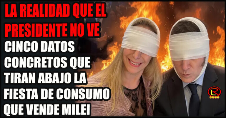 La triste y cruel realidad de las calles contradice el relato tuitero de Milei