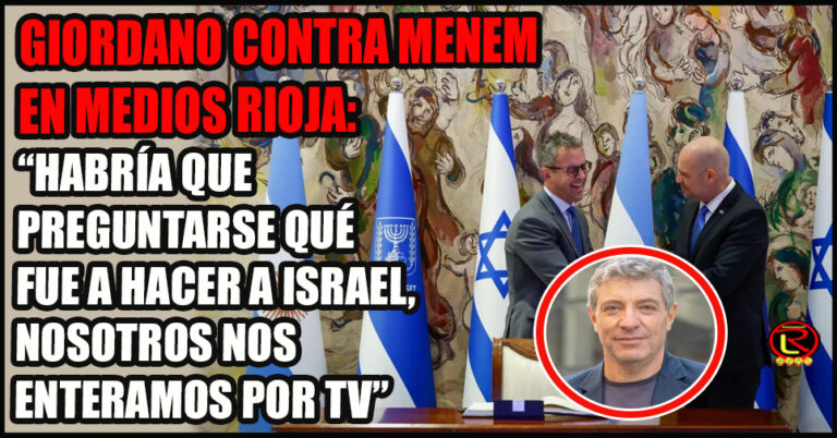 El Diputado Nacional denunció el viaje de Martín Menem a Israel y cuestionó la agenda internacional del Gobierno