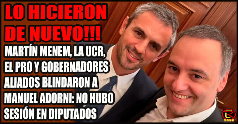 Para ‘la gilada’ critican a Adorni, pero en los papeles lo defienden y protegen