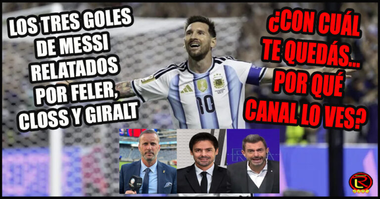TyC vs Disney vs Telefé… ¿Cuál es el mejor relato para ver los goles de Messi?